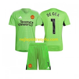 Fotbalový Dres Manchester United De Gea 1 Brankářské Dětské Domácí 2023/24